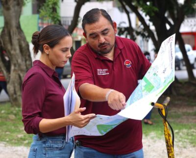 Intensifica ana Paty Peralta trabajos de bacheo en diferentes avenidas de Cancún